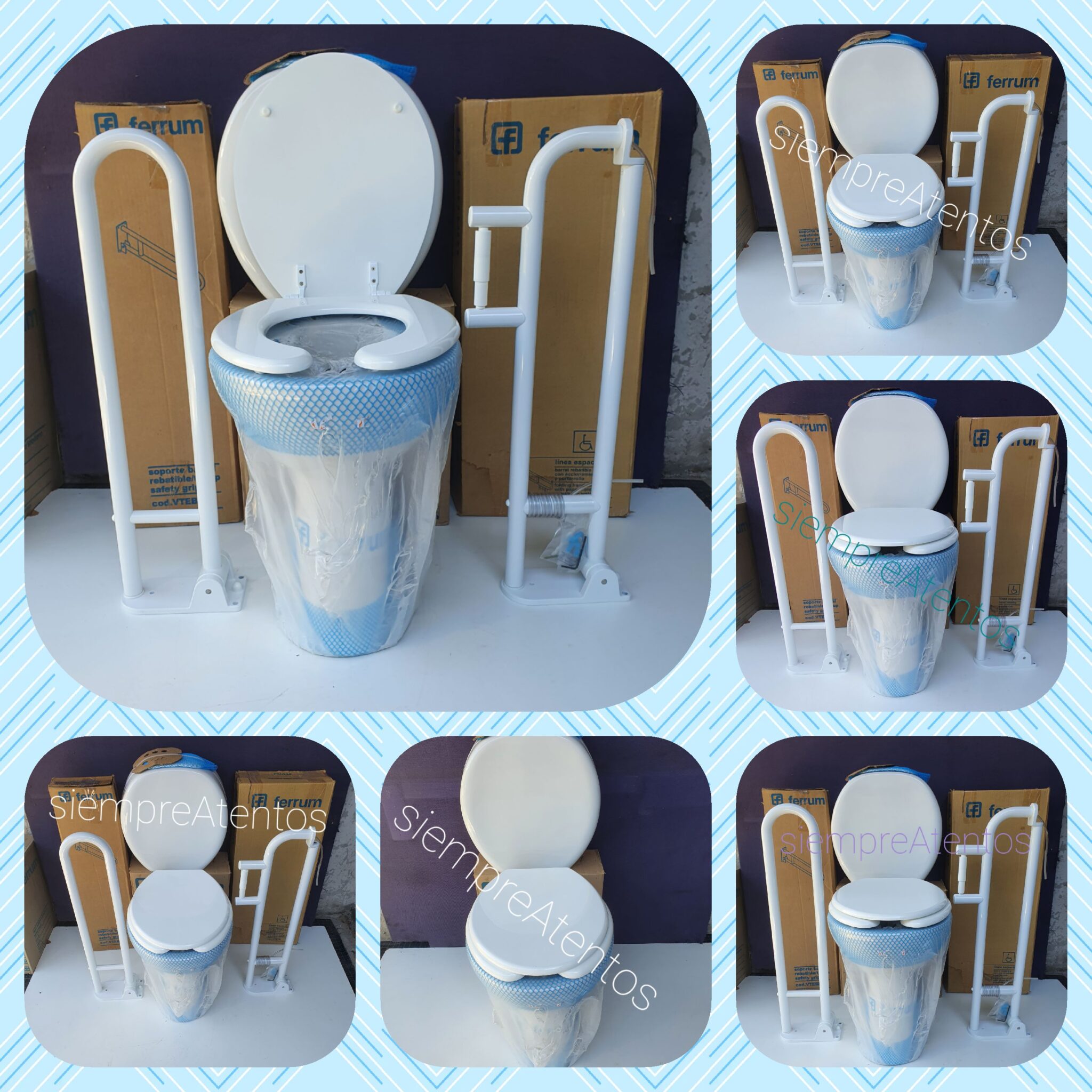 Combo Sanitarios Barrales Baño Discapacitados Ferrum Oferta $120000